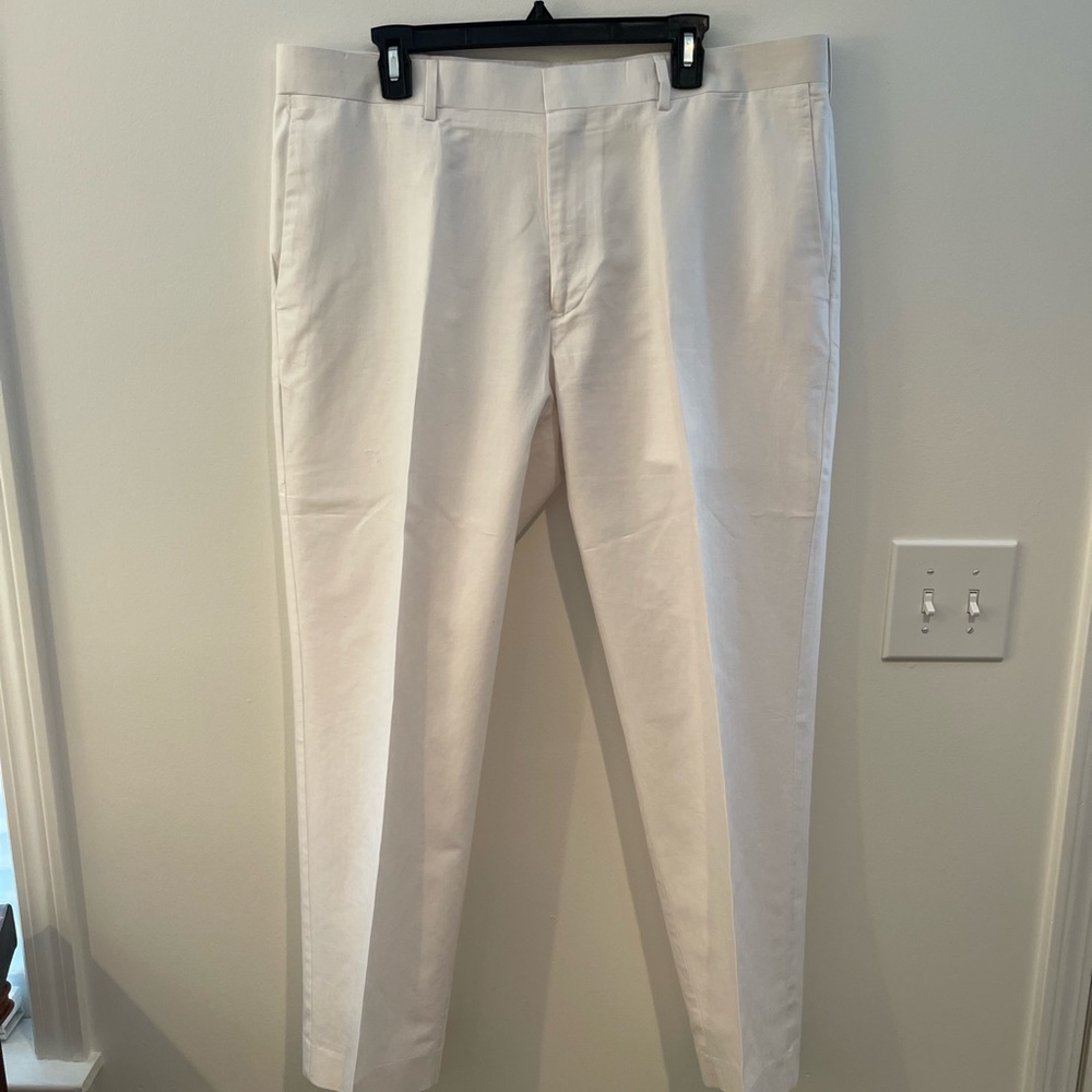 Cubavera White Linen Pants